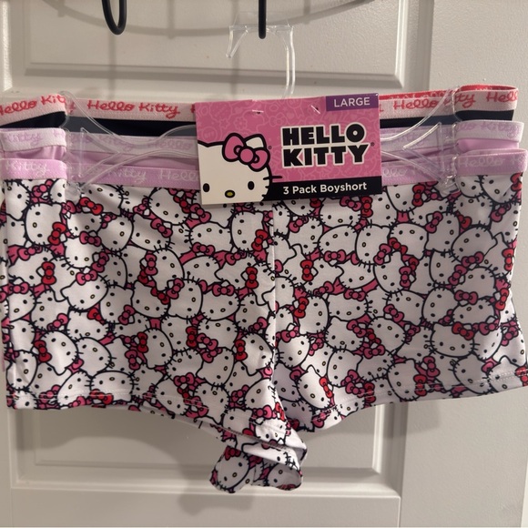 Hello Kitty Other - Hello Kitty Boyshorts - Pink and White, and black 💕🤍🖤